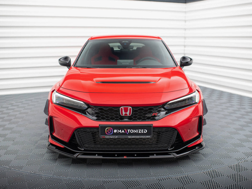 Maxton Design Front Splitter V.2 Honda Civic Type-R Mk 11 - Wayside Performance 