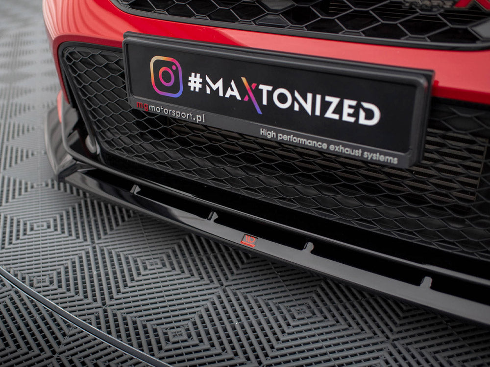 Maxton Design Front Splitter V.2 Honda Civic Type-R Mk 11 - Wayside Performance 