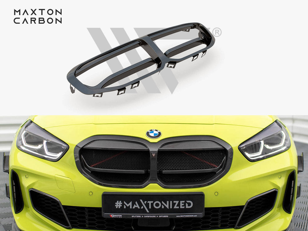 Carbon Fiber Front Grill Bmw 1 F40 M-pack / M135i - Wayside Performance 