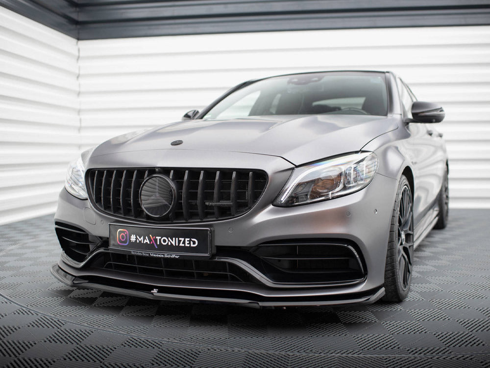 Maxton Design Front Splitter V.1 Mercedes-AMG C63 Sedan / Estate W205 Facelift