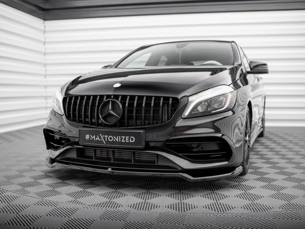 Maxton Design Front Splitter V.1 Mercedes-Benz A AMG-Line W176 Facelift