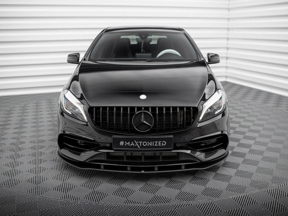 Maxton Design Street PRO Front Splitter Mercedes-Benz A AMG-Line W176 Facelift