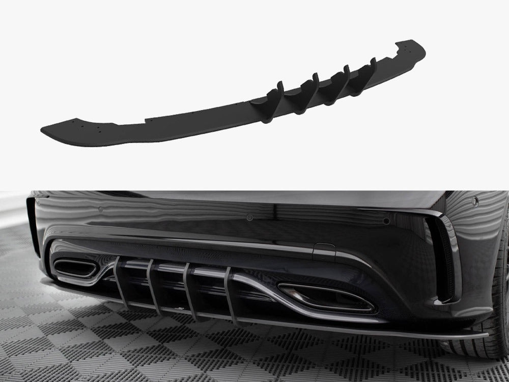 Maxton Design Street PRO Rear Diffuser Mercedes-Benz A AMG-Line W176 Facelift