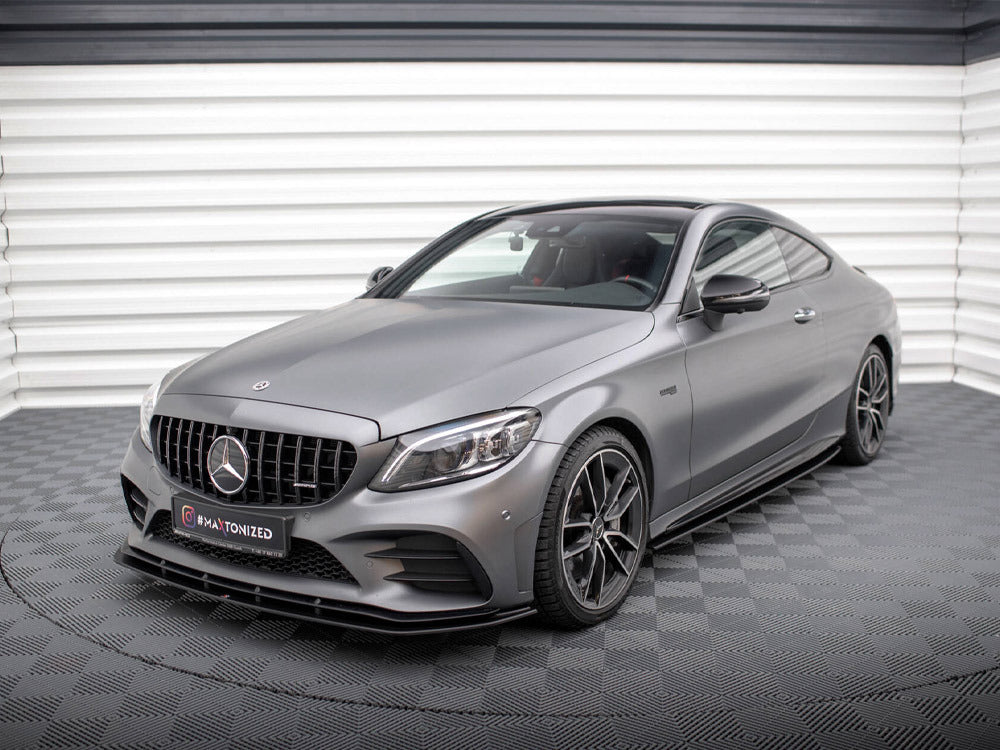 Maxton Design Street PRO Side Skirt Diffusers Mercedes-AMG C43 Coupe / Cabrio C205 Facelift / A205 Facelift