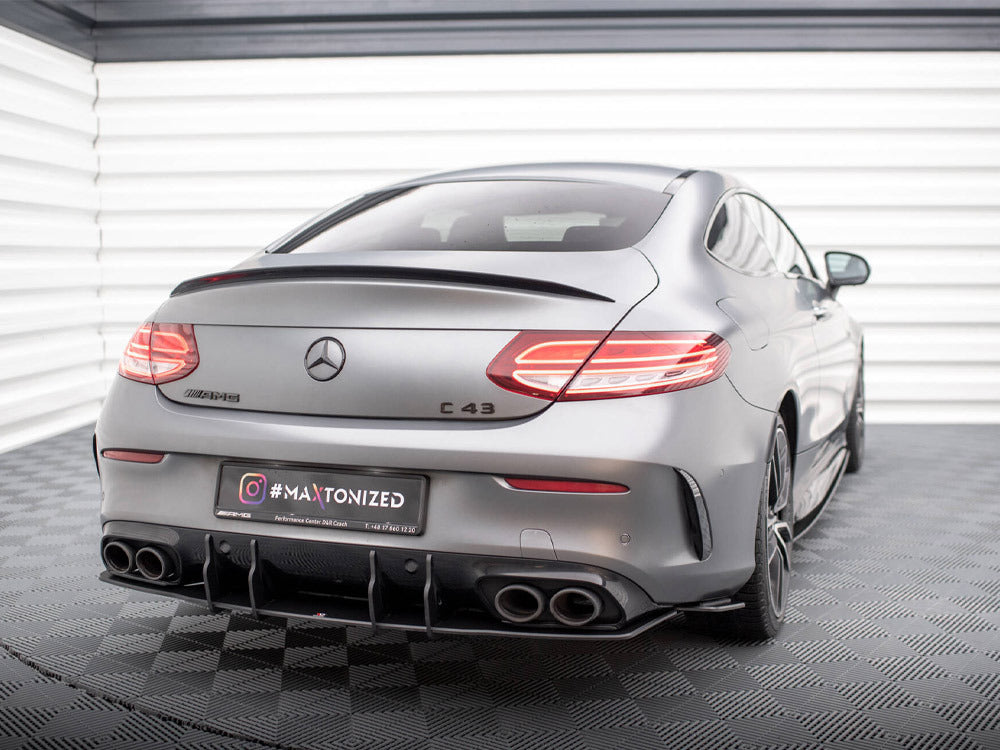Maxton Design Street PRO Rear Diffuser Mercedes-AMG C43 Coupe / Cabrio C205 Facelift / A205 Facelift
