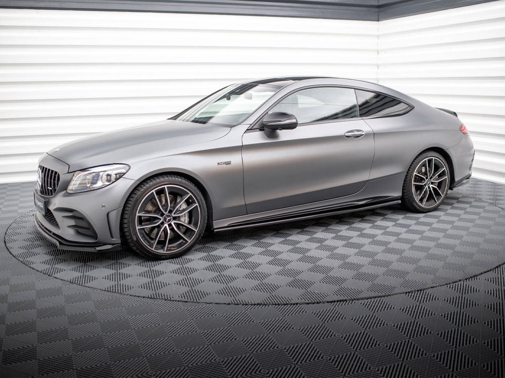 Maxton Design Side Skirt Diffusers Mercedes-AMG C43 Coupe / Cabrio C205 Facelift / A205 Facelift