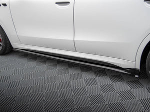 Maxton Design side skirts and diffusers for Maserati Grecale GT and Modena Mk1, body styling components in black finish