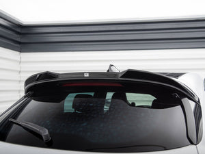 Maxton Design 3D Maserati Grecale GT and Modena Mk1 spoiler in black, shown on vehicle with sleek aerodynamic styling.