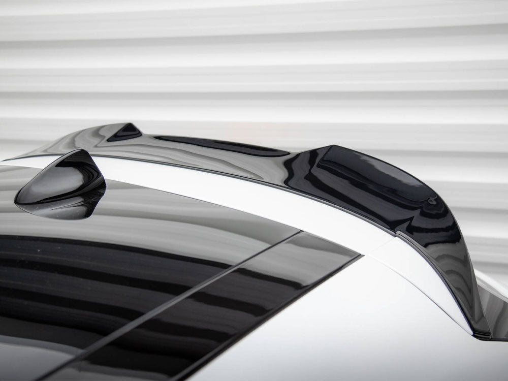 Maxton Design 3D spoiler CAP for Maserati Grecale GT and Modena Mk1, black aerodynamic body styling accessory.