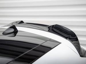 Maxton Design 3D spoiler CAP for Maserati Grecale GT and Modena Mk1, black aerodynamic body styling accessory.