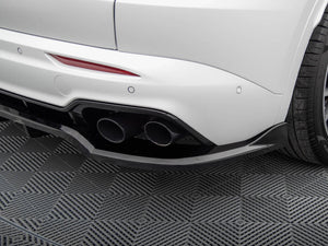 Maxton Design Maserati Grecale GT rear splitter with vertical bars, body styling accessory for a sleek, sporty look.