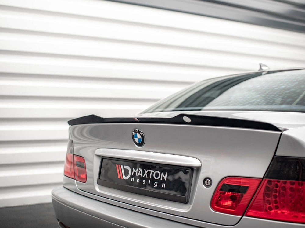 Maxton Design CAP V.2 BMW 3 Series E46 coupe body and styling spoiler in black with aerodynamic design