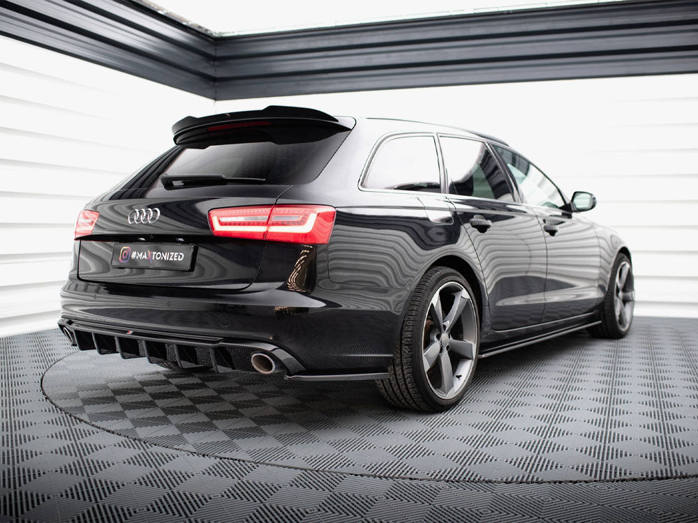 Maxton Design Rear Side Splitters V.3 Audi A6 Avant / Sedan C7 - Wayside Performance 