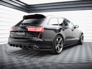 Maxton Design Rear Side Splitters V.3 Audi A6 Avant / Sedan C7 - Wayside Performance 