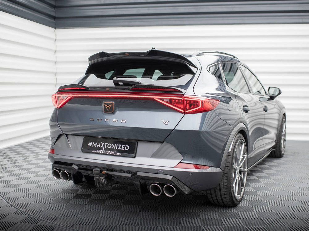 Maxton Design Rear Valance V.3 + Exhaust Ends Imitation Cupra Formentor Mk1 - Wayside Performance 