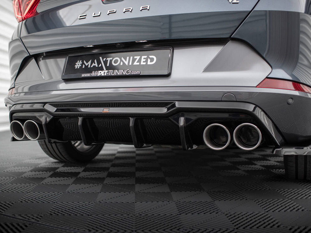 Maxton Design Rear Valance V.3 + Exhaust Ends Imitation Cupra Formentor Mk1 - Wayside Performance 
