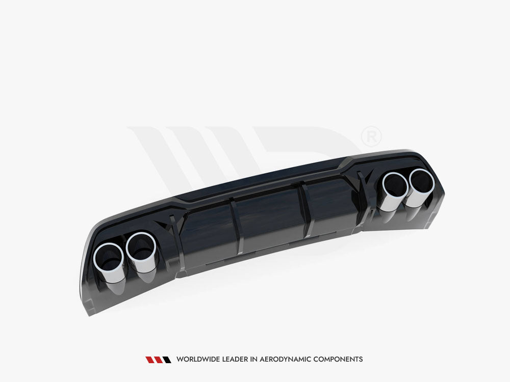 Maxton Design Rear Valance V.3 + Exhaust Ends Imitation Cupra Formentor Mk1 - Wayside Performance 