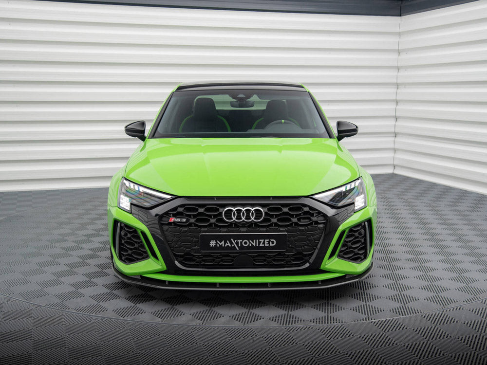 Carbon Fiber Front Splitter Audi Rs3 8y - Wayside Performance 