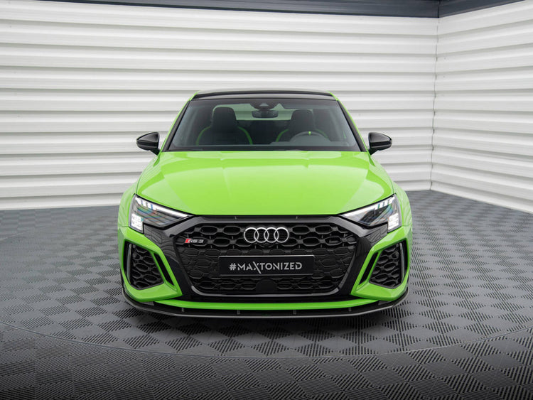 Carbon Fiber Front Splitter Audi Rs3 8y - Wayside Performance 
