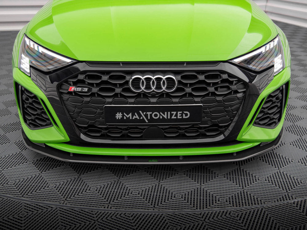Carbon Fiber Front Splitter Audi Rs3 8y - Wayside Performance 