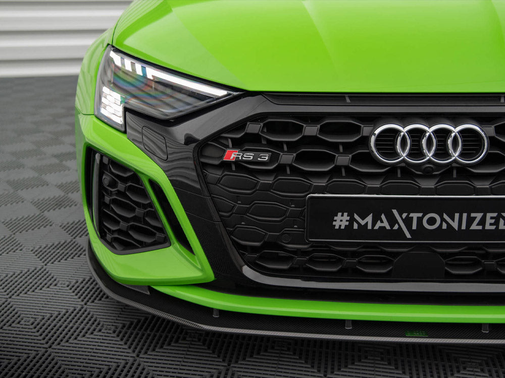 Carbon Fiber Front Splitter Audi Rs3 8y - Wayside Performance 