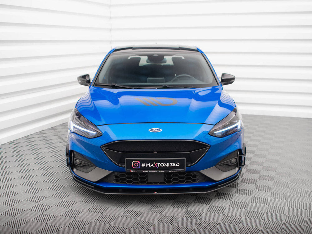 Maxton Design Street Pro Front Splitter Ford Focus St / St-line Mk4 - Wayside Performance 