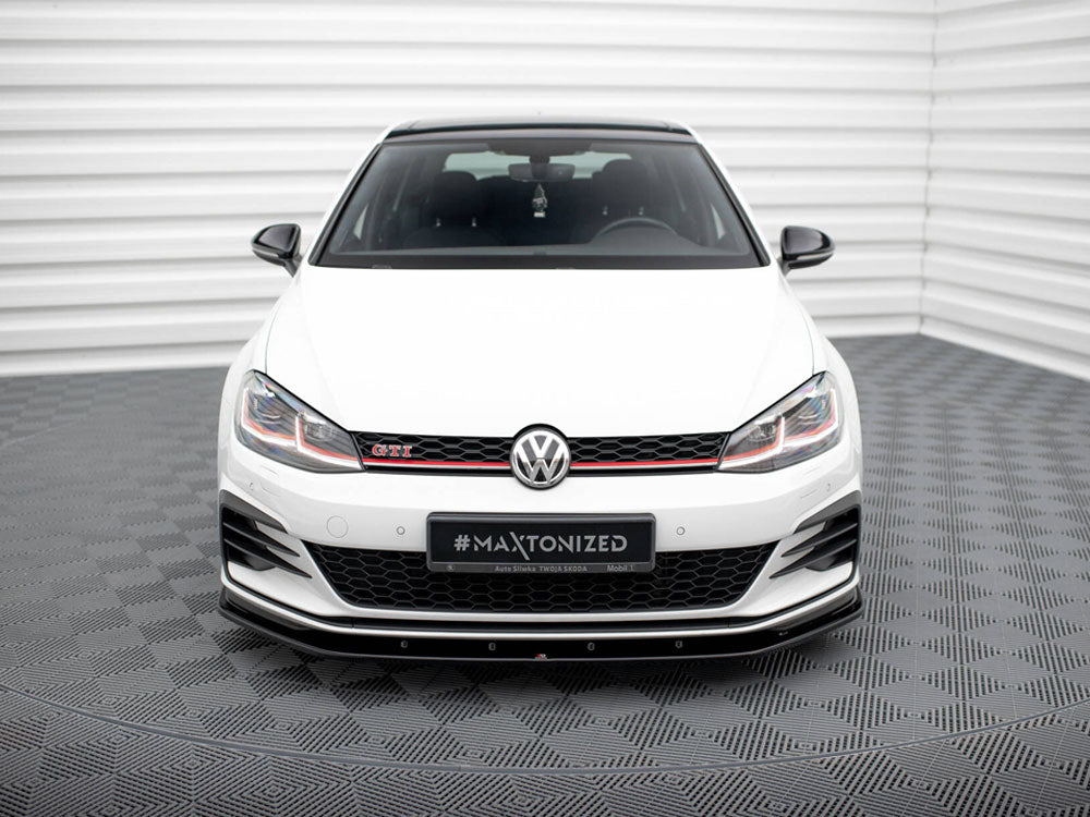 Maxton Design Front Splitter V.1 Volkswagen Golf GTI / GTD Mk7 Facelift - Wayside Performance 