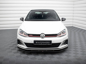 Maxton Design Front Splitter V.1 Volkswagen Golf GTI / GTD Mk7 Facelift - Wayside Performance 