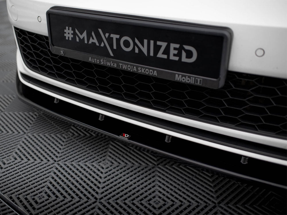 Maxton Design Front Splitter V.1 Volkswagen Golf GTI / GTD Mk7 Facelift - Wayside Performance 