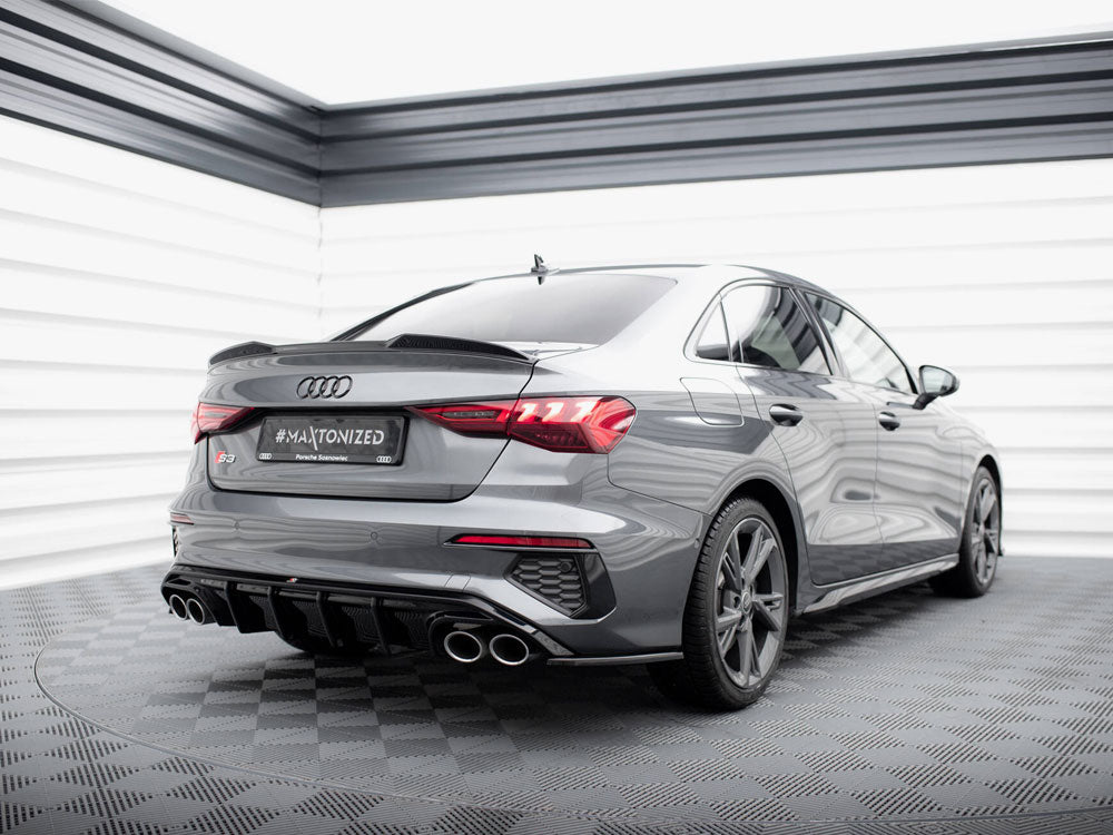 Maxton Design Spoiler CAP 3D Audi A3 / A3 S-Line / S3 / RS3 Sedan 8Y - Wayside Performance 