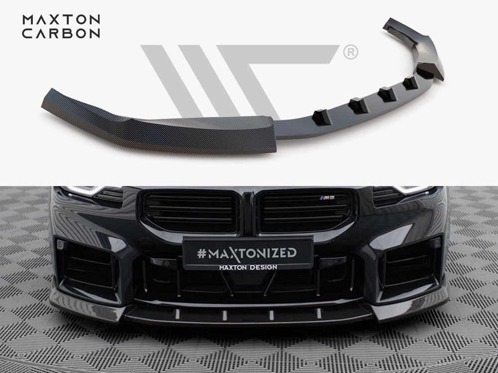 Carbon Fiber Front Splitter V.2 Bmw M2 G87 - Wayside Performance 