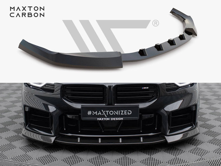 Carbon Fiber Front Splitter V.2 Bmw M2 G87 - Wayside Performance 