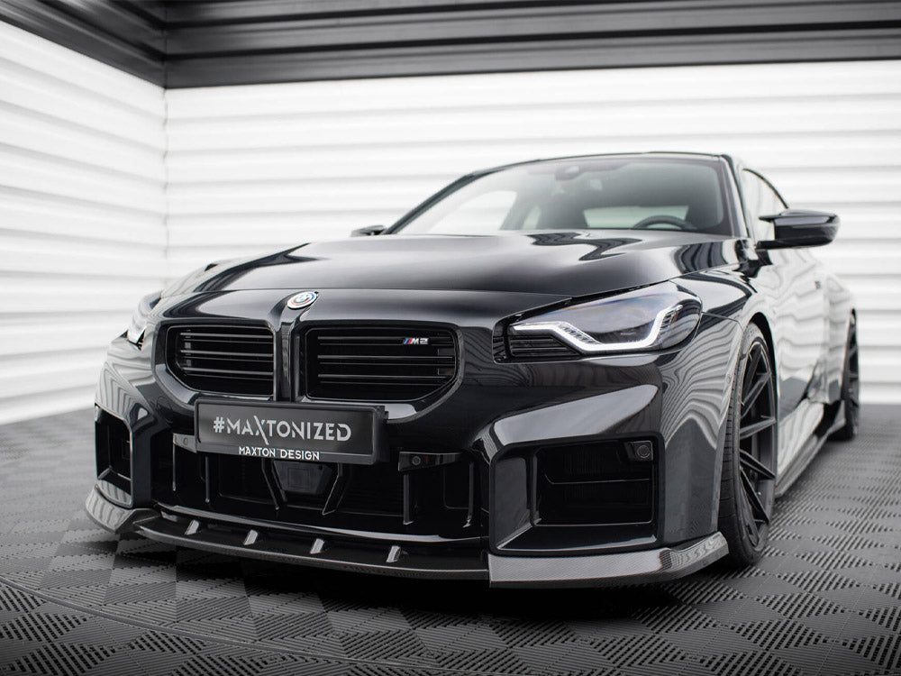Carbon Fiber Front Splitter V.2 Bmw M2 G87 - Wayside Performance 