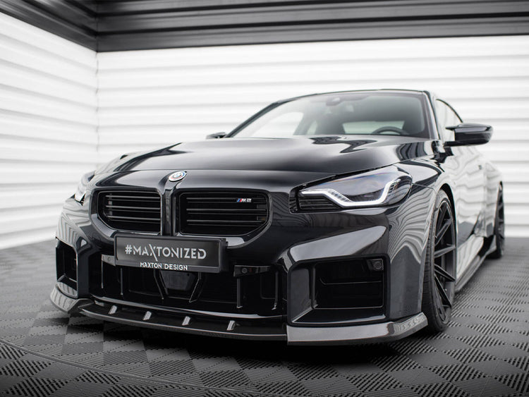 Carbon Fiber Front Splitter V.2 Bmw M2 G87 - Wayside Performance 