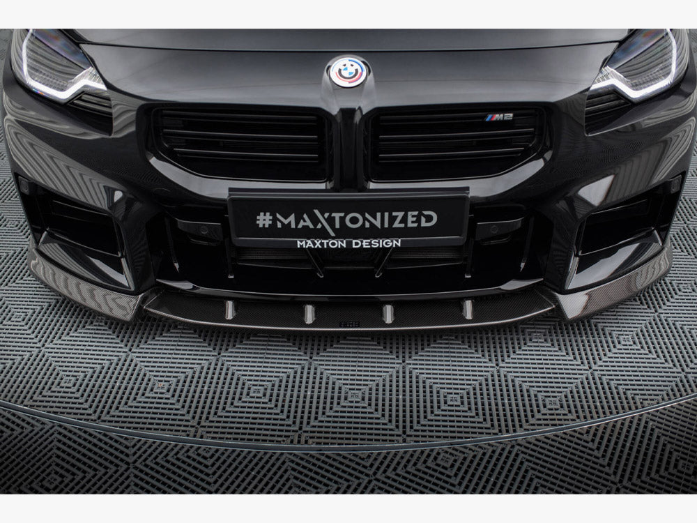 Carbon Fiber Front Splitter V.2 Bmw M2 G87 - Wayside Performance 