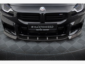 Carbon Fiber Front Splitter V.2 Bmw M2 G87 - Wayside Performance 