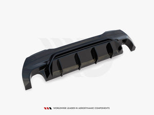 Maxton Design rear valance V1 for BMW M135i and 1 Series M Sport F40, body and styling accessory in black with aerodynamic design
