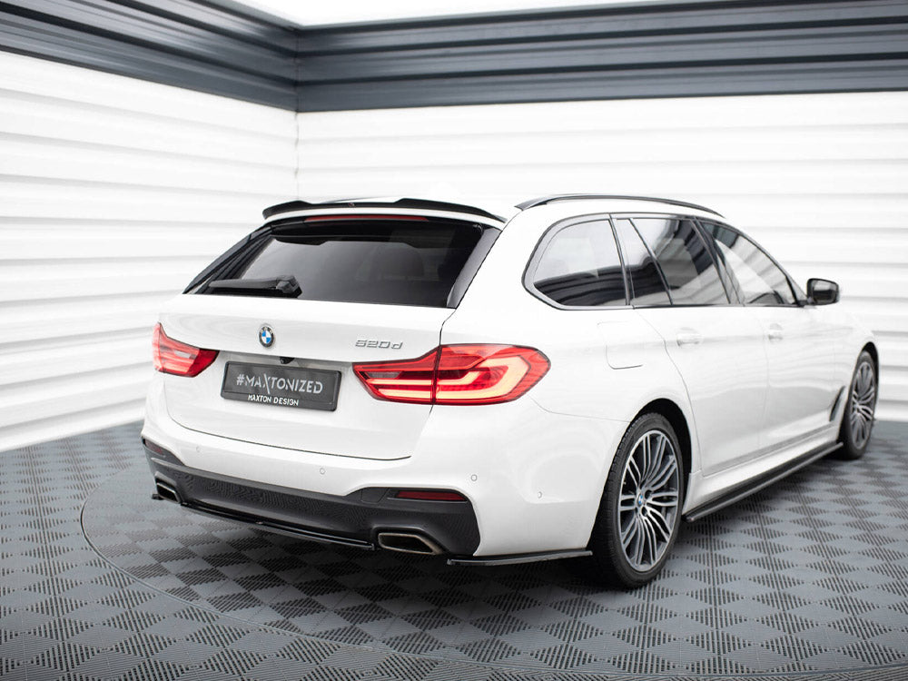 Maxton Design rear side splitters for BMW 5 Series G30 G31 M-Sport, body and styling accessories in black finish