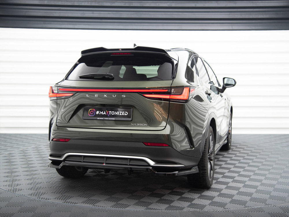 Maxton Design CAP 3D spoiler for Lexus NX F-Sport Mk2, body and styling accessory, showcasing the sleek aerodynamic design.