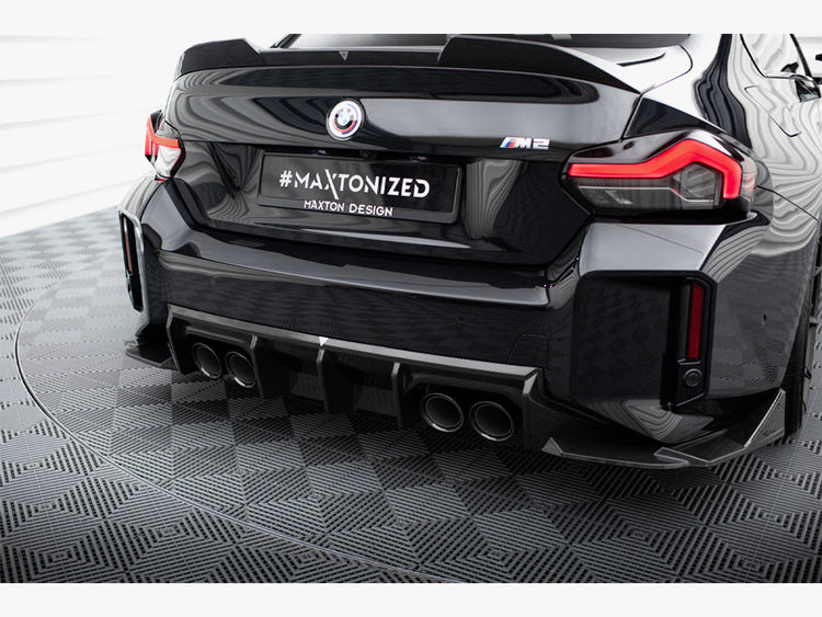 Maxton Design Carbon Fiber Rear Diffuser BMW M2 G87 - Wayside Performance 