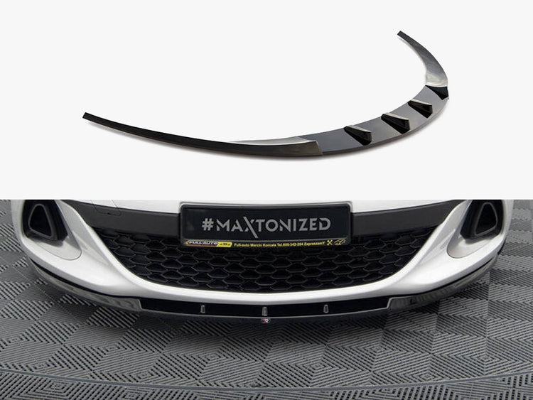 Maxton Design Front Splitter Opel Astra J Opc / Vxr Nurburg - Wayside Performance 