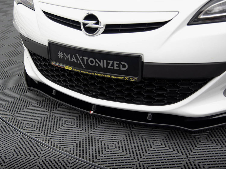 Maxton Design Front Splitter Opel Astra J Opc / Vxr V.1 - Wayside Performance 