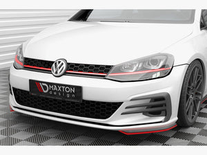 Maxton Design Front Side Splitters Volkswagen Golf GTI / GTD Mk7 Facelift - Wayside Performance 
