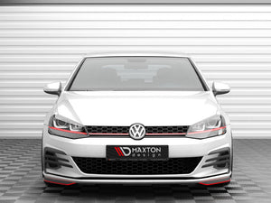 Maxton Design Front Side Splitters Volkswagen Golf GTI / GTD Mk7 Facelift - Wayside Performance 