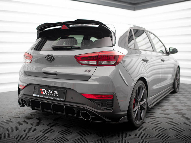 Maxton Design rear side splitters for Hyundai i30 N hatchback Mk3 facelift, stylish body and styling accessories.
