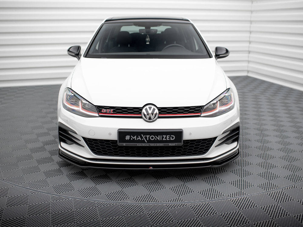 Maxton Design Front Splitter V.2 Volkswagen Golf GTI / GTD Mk7 Facelift - Wayside Performance 