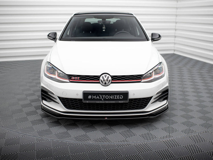 Maxton Design Front Splitter V.2 Volkswagen Golf GTI / GTD Mk7 Facelift - Wayside Performance 