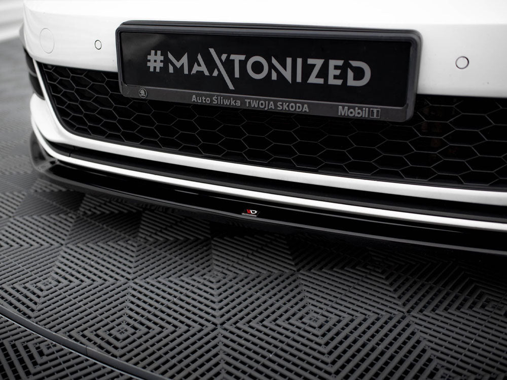 Maxton Design Front Splitter V.2 Volkswagen Golf GTI / GTD Mk7 Facelift - Wayside Performance 