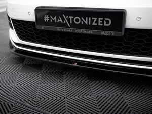 Maxton Design Front Splitter V.2 Volkswagen Golf GTI / GTD Mk7 Facelift - Wayside Performance 