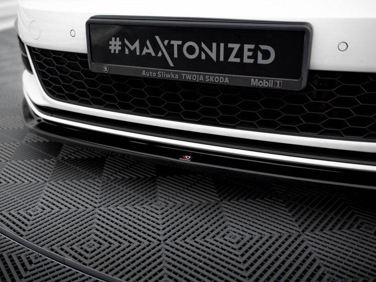 Maxton Design Front Splitter V.2 Volkswagen Golf GTI / GTD Mk7 Facelift - Wayside Performance 